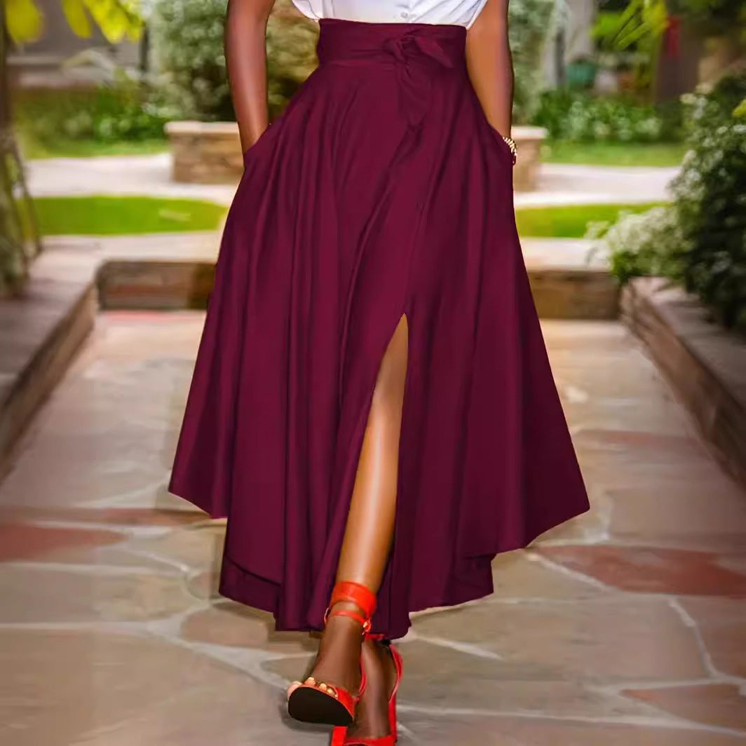 Women's Midi Ruffled Skirt