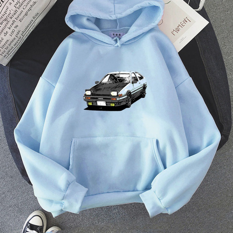Car Printed Hoodie