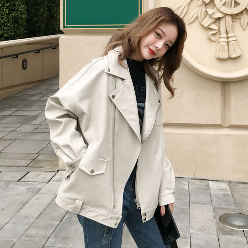 Casual Motorcycle Leather Jacket