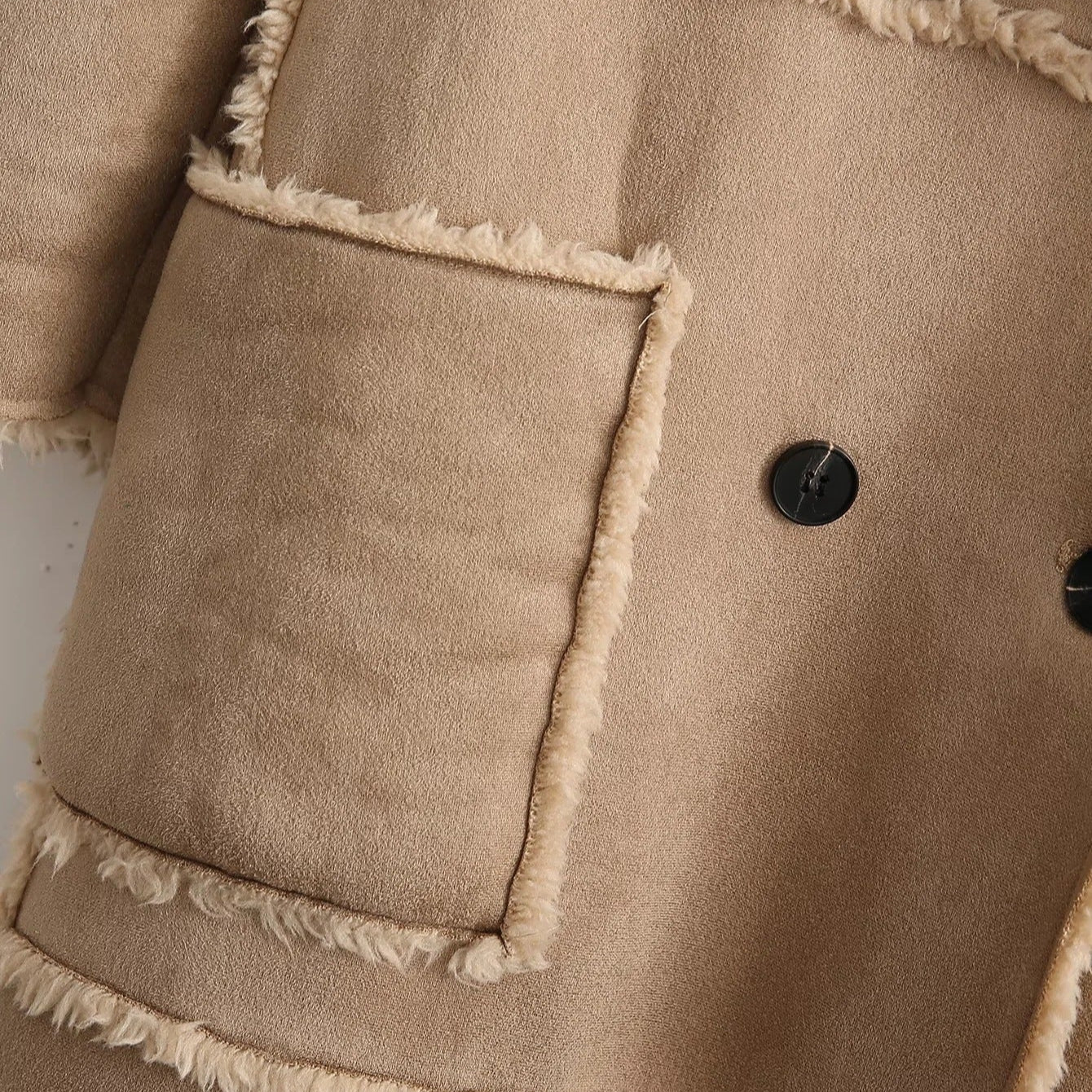 Shearline Double-Breasted Winter Coat