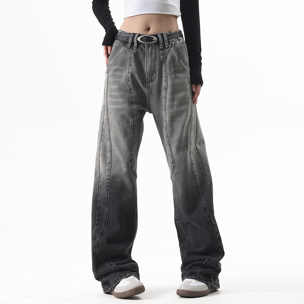 Tie-dye Gradient Denim