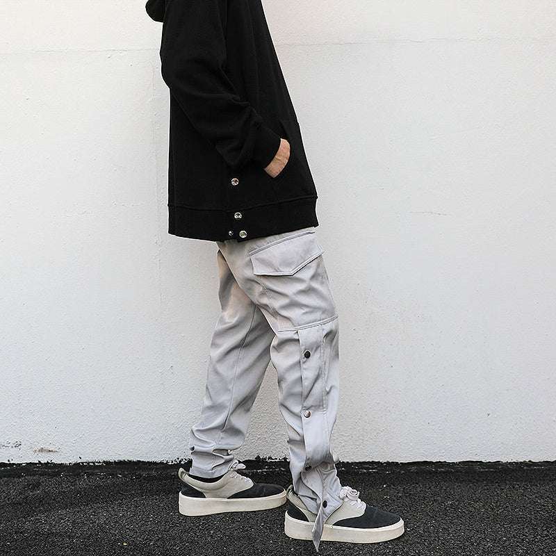 Ankle Snap Cargo Pants