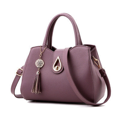 Tassel Top-Handle Bag