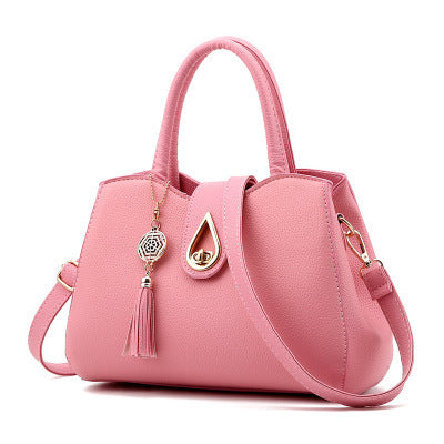 Tassel Top-Handle Bag