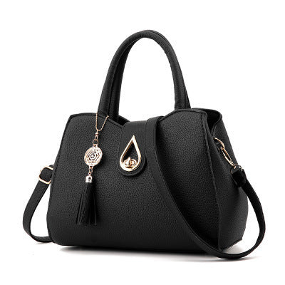 Tassel Top-Handle Bag