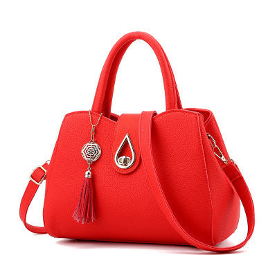 Tassel Top-Handle Bag