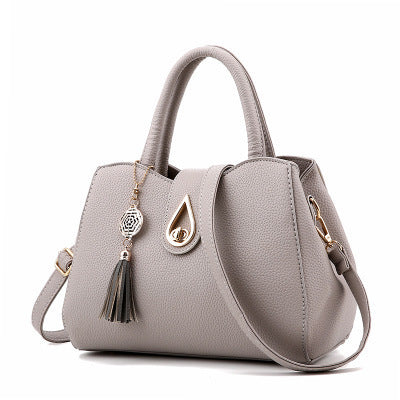 Tassel Top-Handle Bag