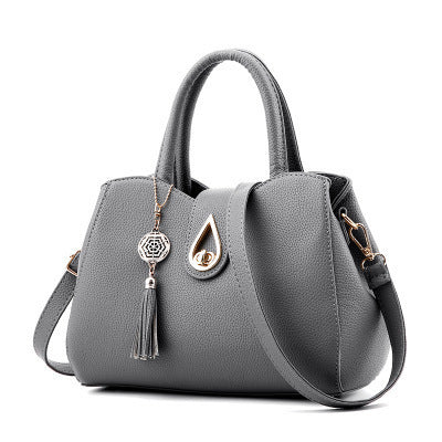 Tassel Top-Handle Bag