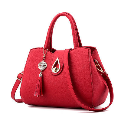 Tassel Top-Handle Bag
