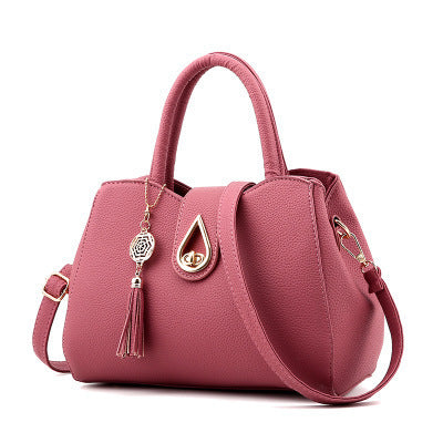 Tassel Top-Handle Bag