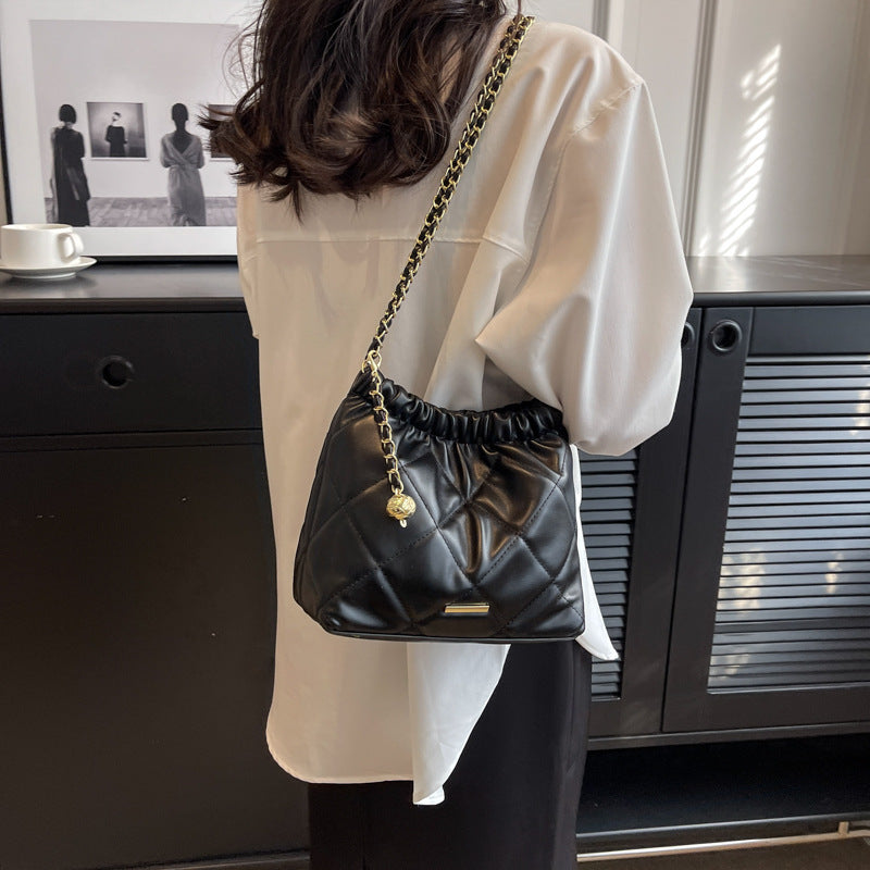 Rhombus Shoulder Bag Chain