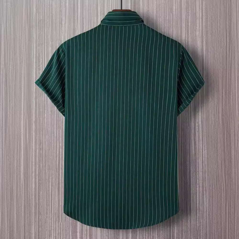 Striped Button Front Shirt