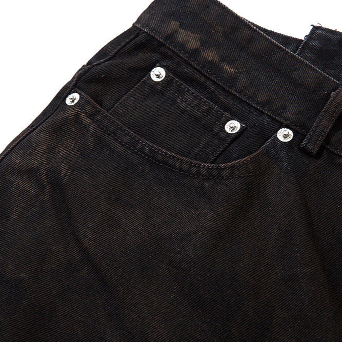 Waste Soil Spray Painting Denim