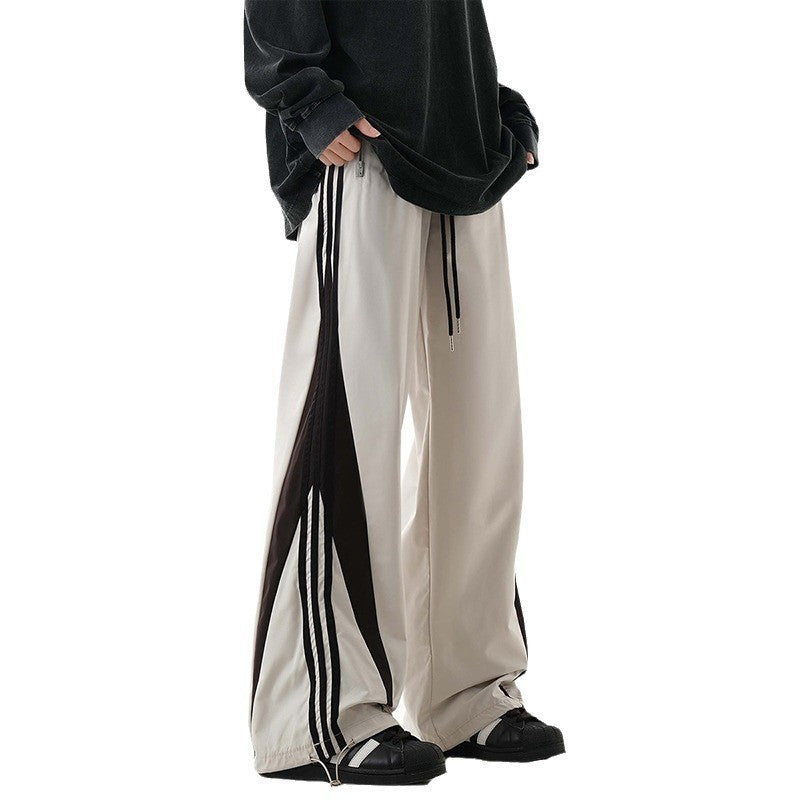 American Retro Striped Sweatpant