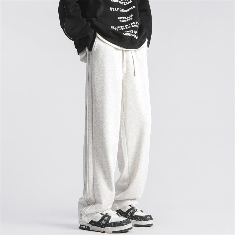 New Drawstring Straight Sweatpant