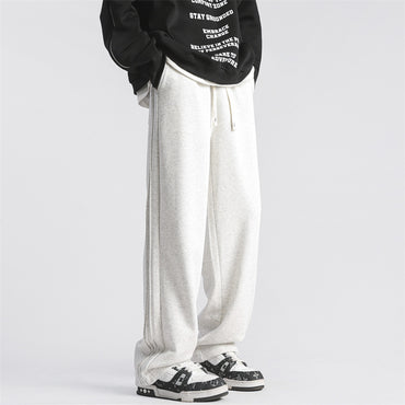 New Drawstring Straight Sweatpant