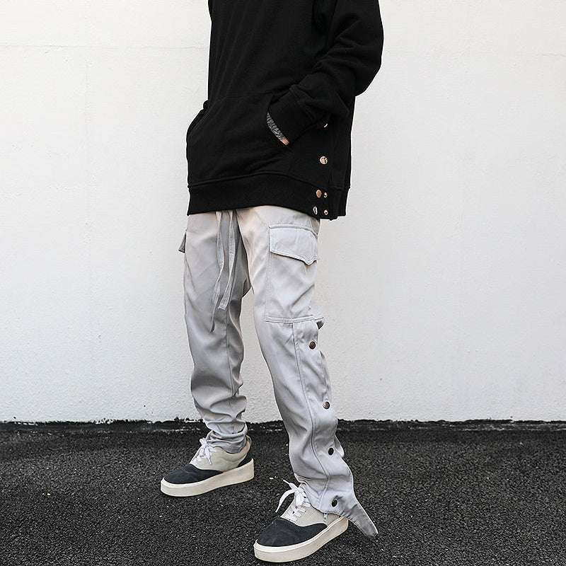 Ankle Snap Cargo Pants