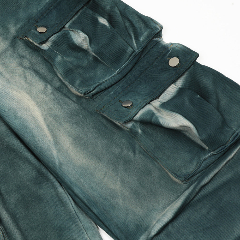 Hand Painted Paint Loose Denim