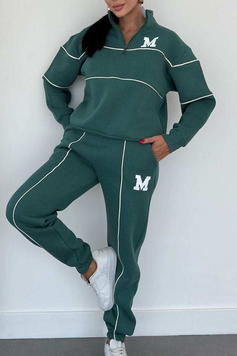 Hoodless Pullover Sweatshirt