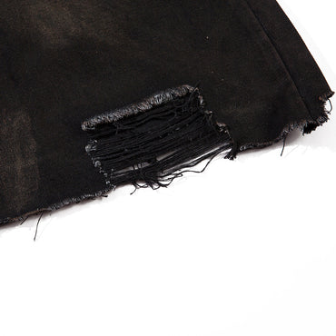 Waste Soil Spray Painting Denim