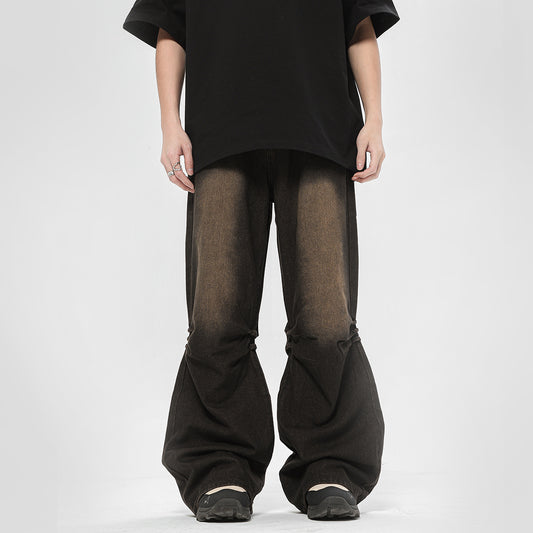 Gradient Distressed Jeans