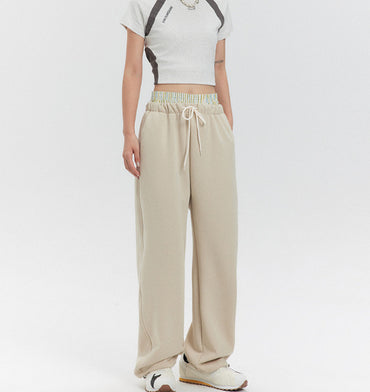 Retro 3D Cutting Casual Sweatpant