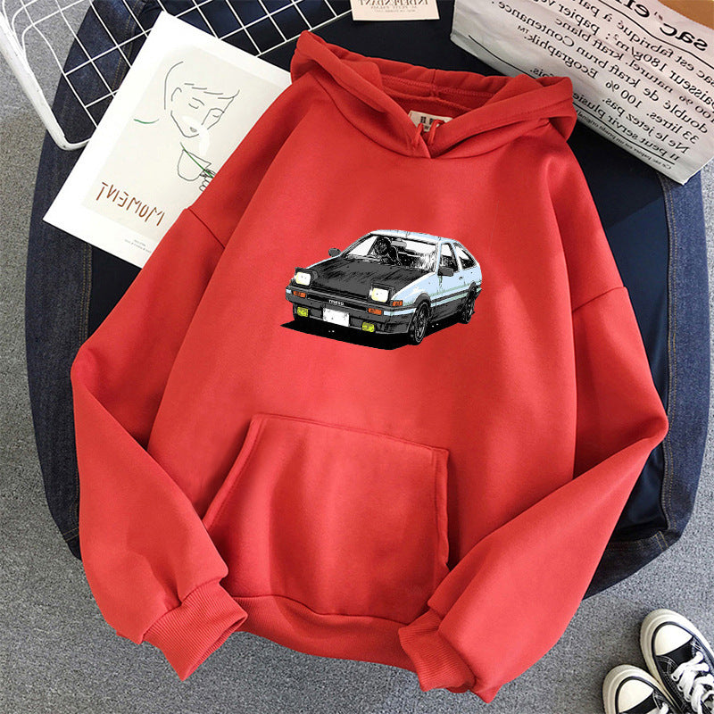 Car Printed Hoodie