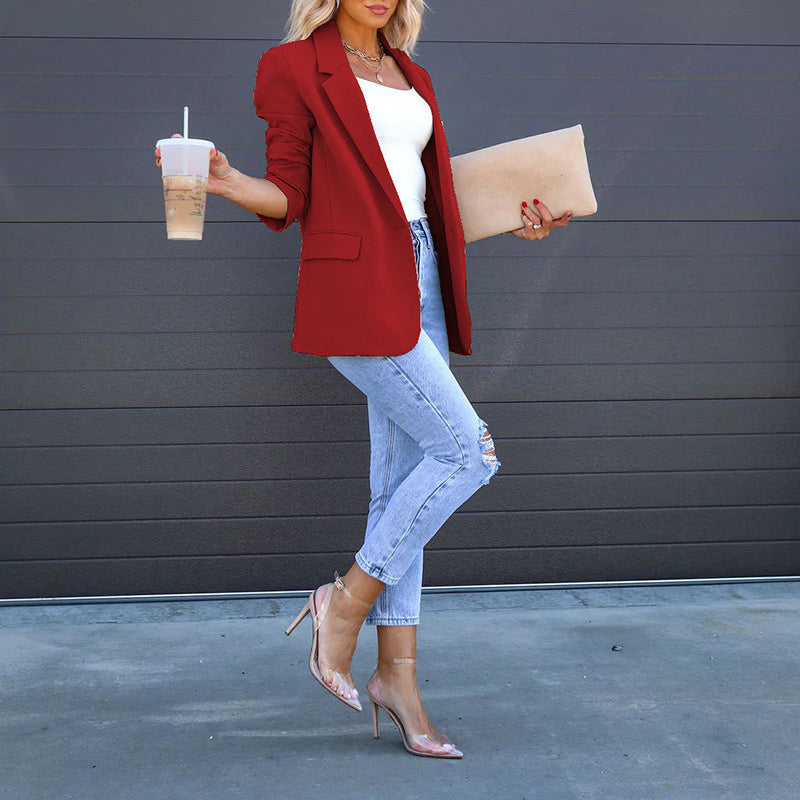 Open Front Jacket Blazer
