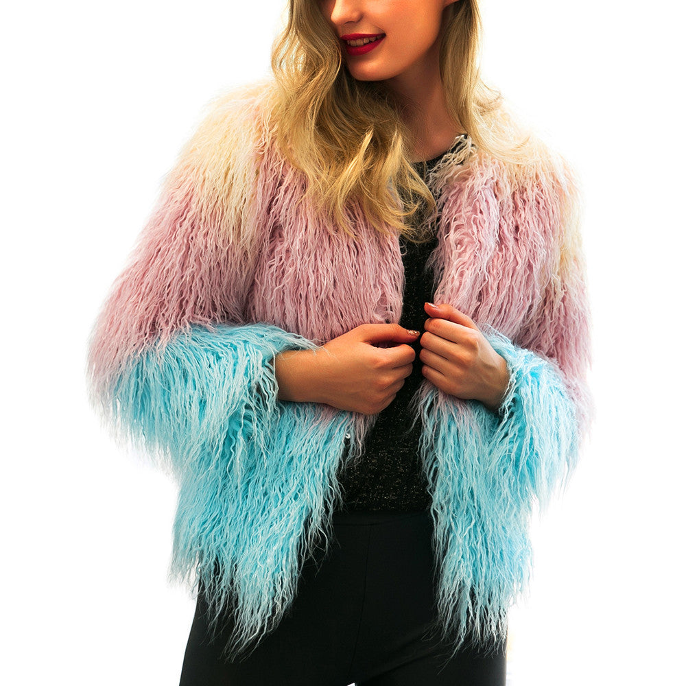 Women Faux Fur Coat