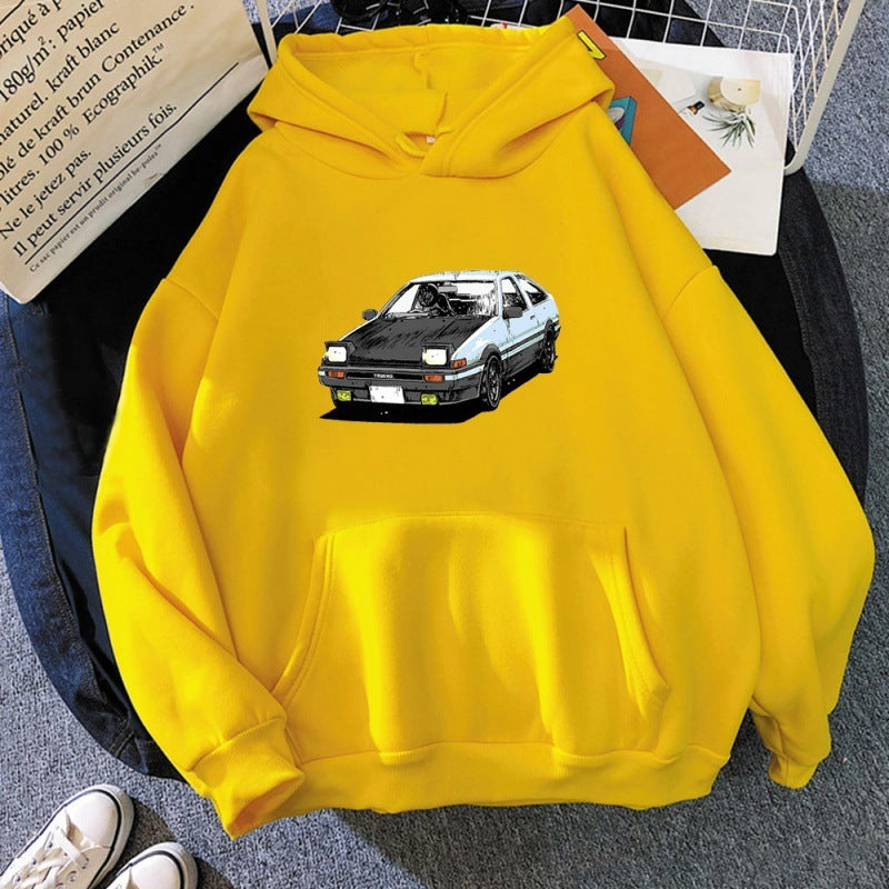 Car Printed Hoodie
