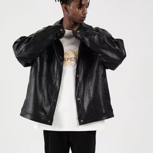 Retro Biker's PU Leather Jacket