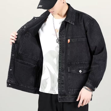 Smoky Gray Vintage Denim Jacket