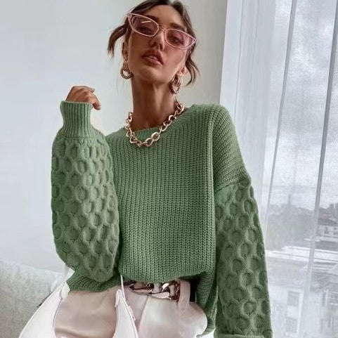Pullover Knitting Round Neck Sweaters