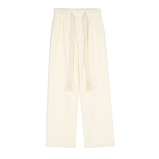 Loose Straight Corduroy Pants