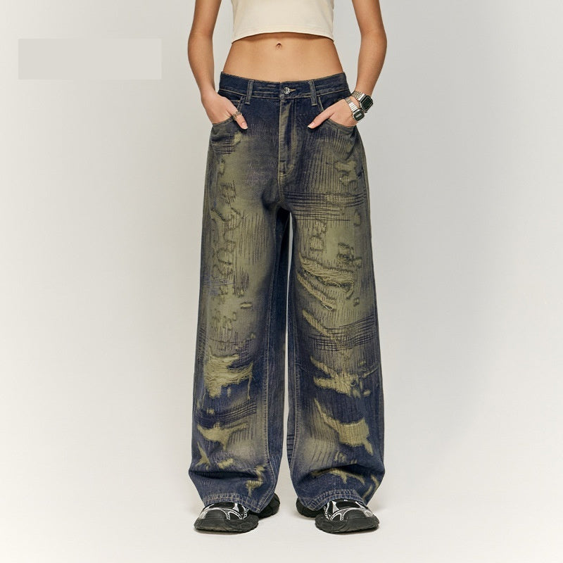 Street Fashion Printed Denim