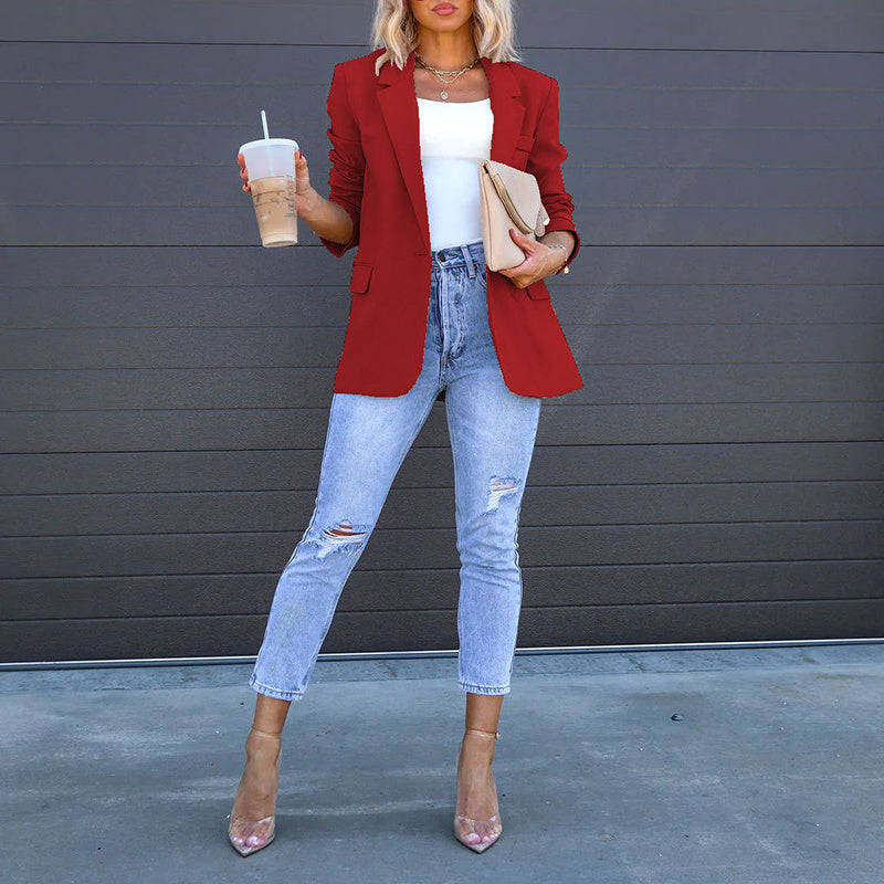 Open Front Jacket Blazer