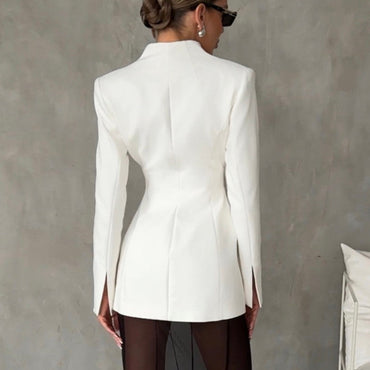 White Lapel Blazers