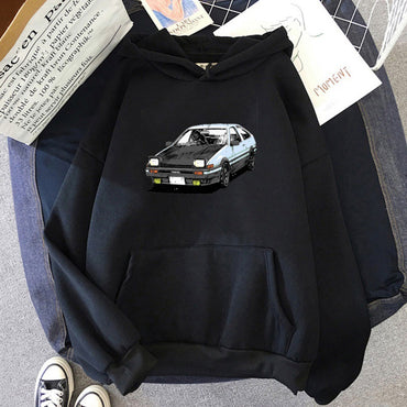Car Printed Hoodie