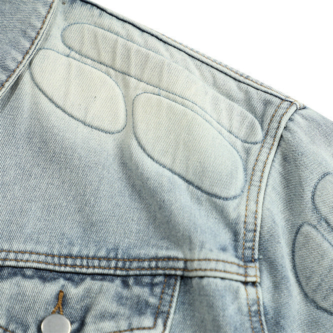 Skull Skeleton Denim Jacket