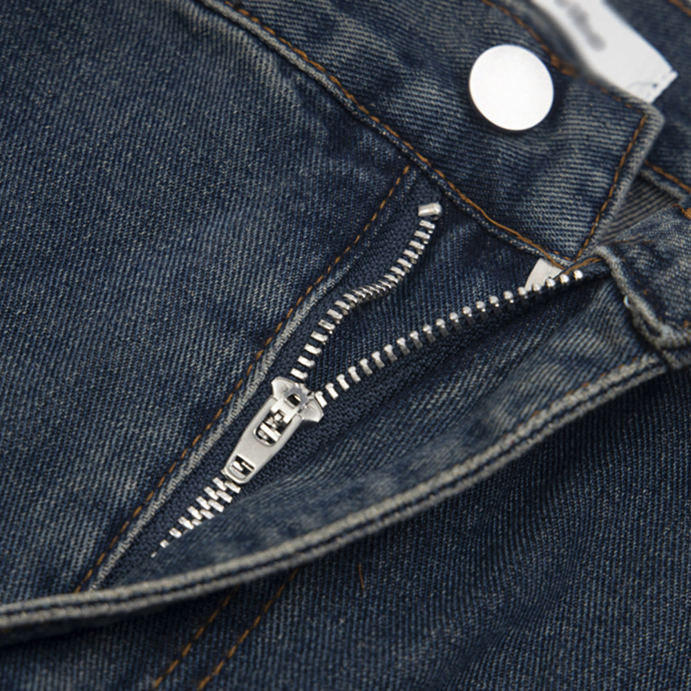 Ripped Denim Trousers