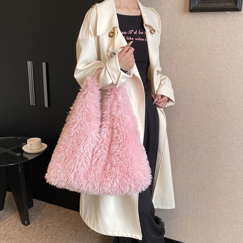 Autumn & Ainter Plush Handbag