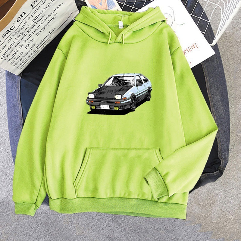 Car Printed Hoodie