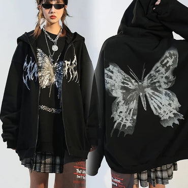 Loose Street Sports Zipper Cardigan
