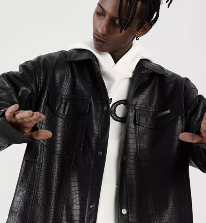 Retro Biker's PU Leather Jacket