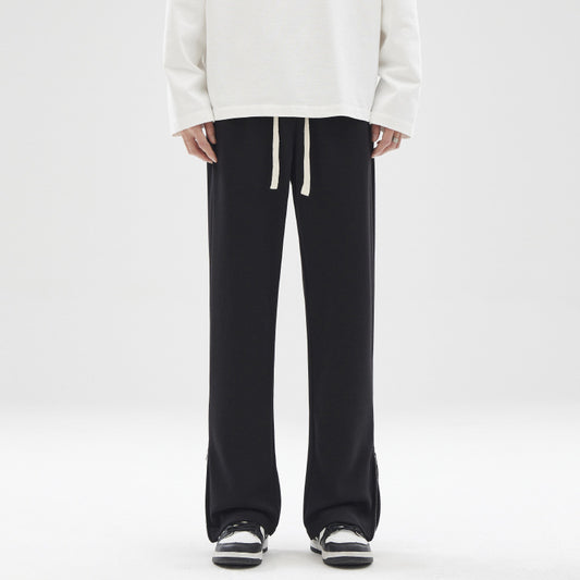 Slit-Hem Sweatpants