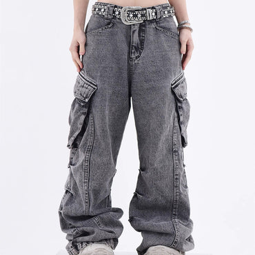 Wide Leg Straight Jeans