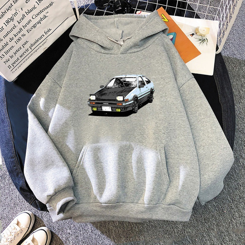 Car Printed Hoodie