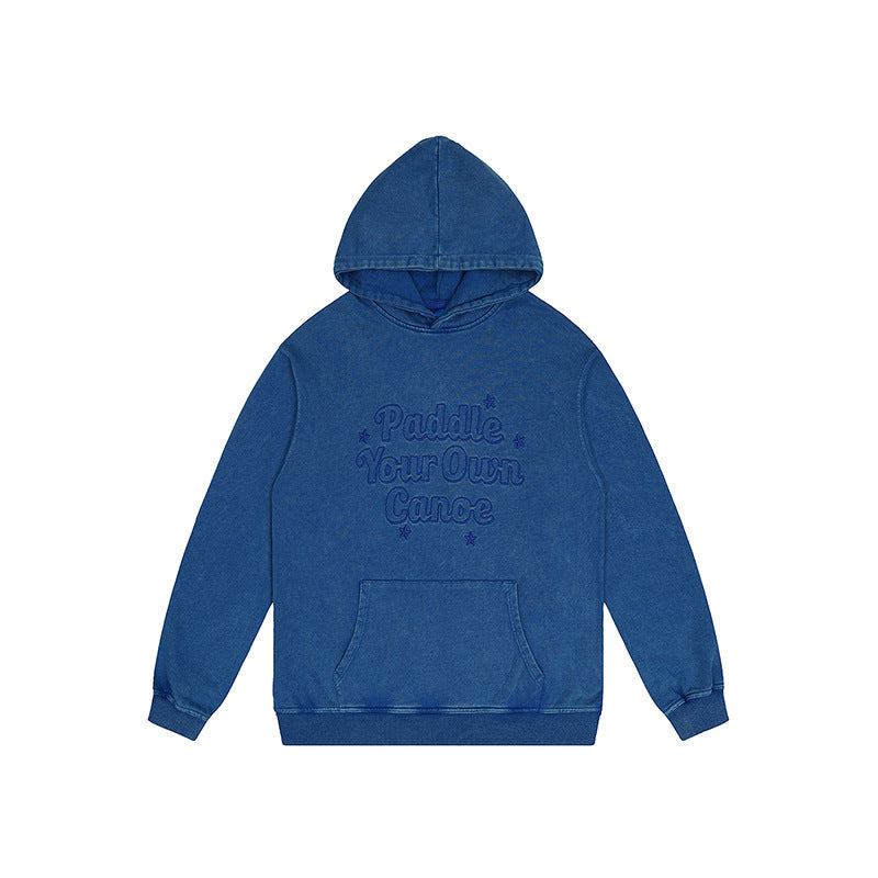 Men's Street Batik  Embroidered Hoodie