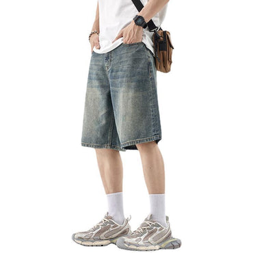 Plus Size Baggy Denim Shorts