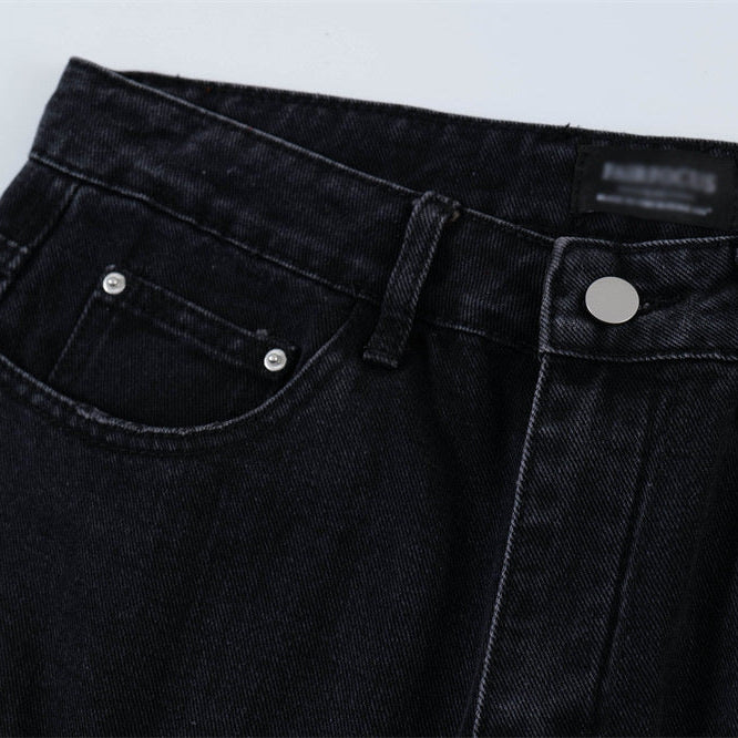 Multi-Pocket Workwear Denim